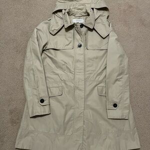 ZARA Basic Hooded Trench Coat – Women’s Medium – Like New